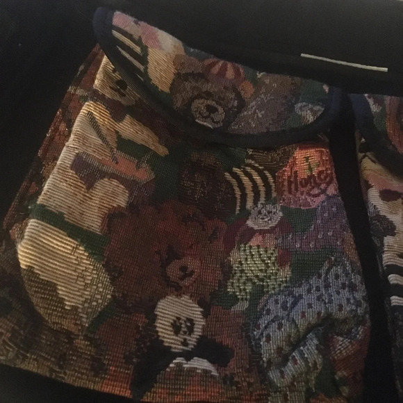 Dancing-Cat multi-purpose cat tapestry bag, style 700 - Picture 2 of 9